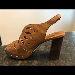 Lucky Brand Boho Chic Cut-Out Heels *BRAND NEW*